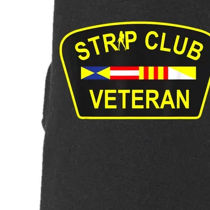 Strip Club Veteran Funny Veteran Doggie 3-End Fleece Hoodie