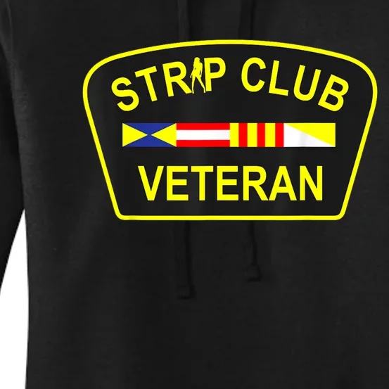 Strip Club Veteran Funny Veteran Women's Pullover Hoodie