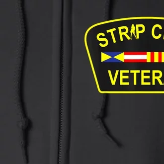 Strip Club Veteran Funny Veteran Full Zip Hoodie