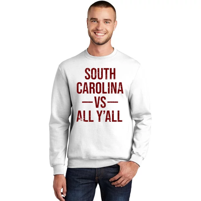 South Carolina Vs All YAll Vintage Weathered Southerner Sweatshirt