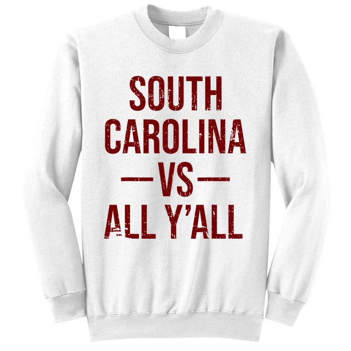 South Carolina Vs All YAll Vintage Weathered Southerner Sweatshirt