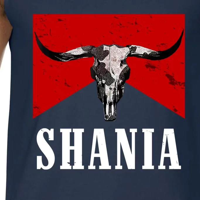 Shania Country Western Bull Comfort Colors® Tank Top