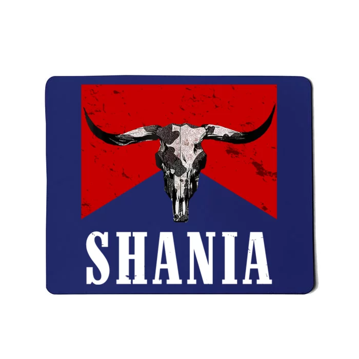 Shania Country Western Bull Mousepad