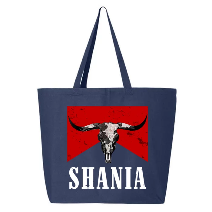 Shania Country Western Bull 25L Jumbo Tote