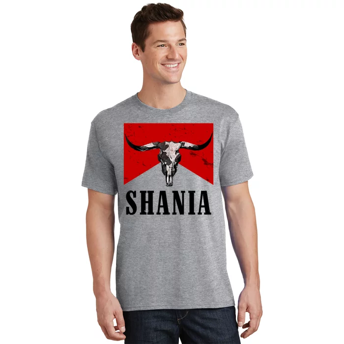 Shania Country Western Bull T-Shirt