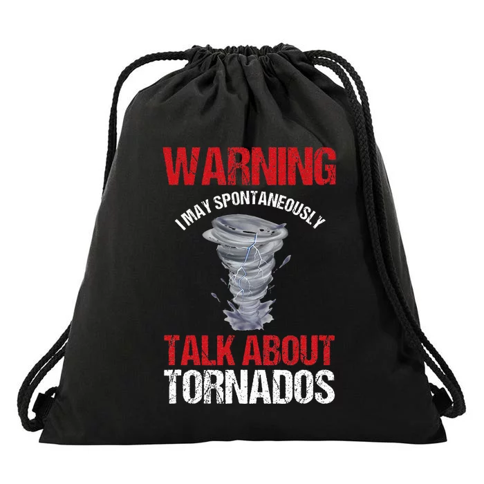 Storm Chaser Weather Forecaster Meteorologist Tornadoes Drawstring Bag