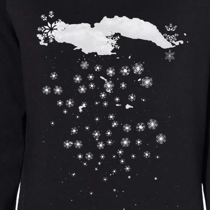 Snowflake Costume Winter Christmas Matching Womens California Wash Sweatshirt