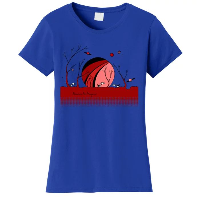 Space Cows With Stars And Planets (Color Options Available) Funny Gift Women's T-Shirt