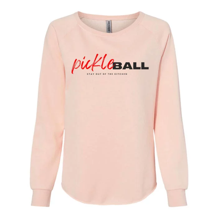 Stay Cool with this Pickleball Design Womens California Wash Sweatshirt