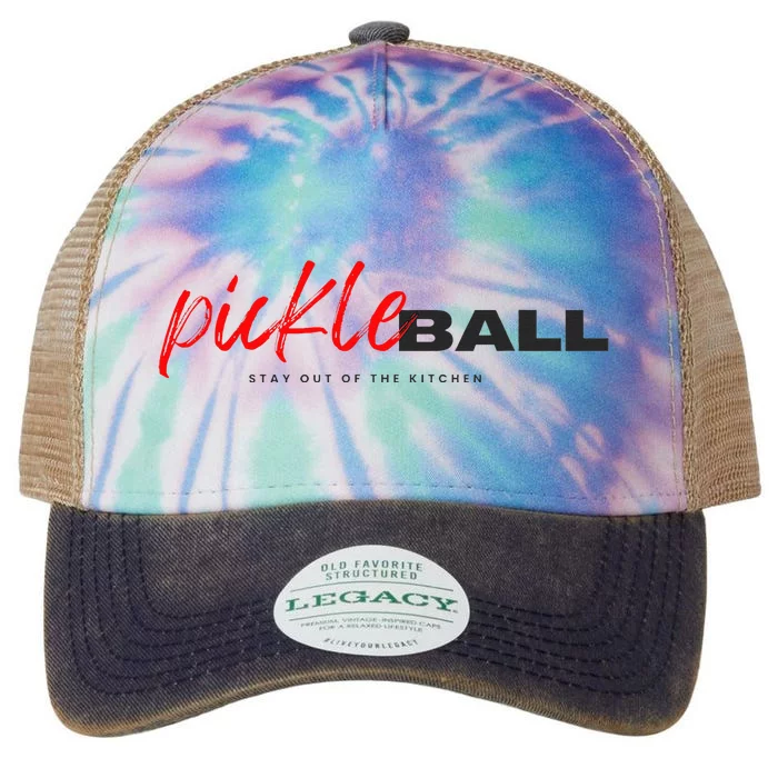 Stay Cool with this Pickleball Design Legacy Tie Dye Trucker Hat