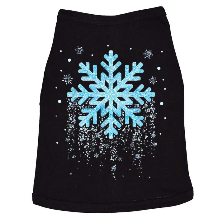 Snowflake Costume Winter Christmas Matching Doggie Tank