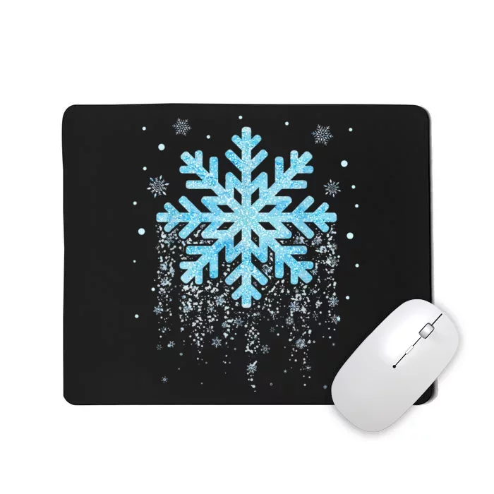 Snowflake Costume Winter Christmas Matching Mousepad