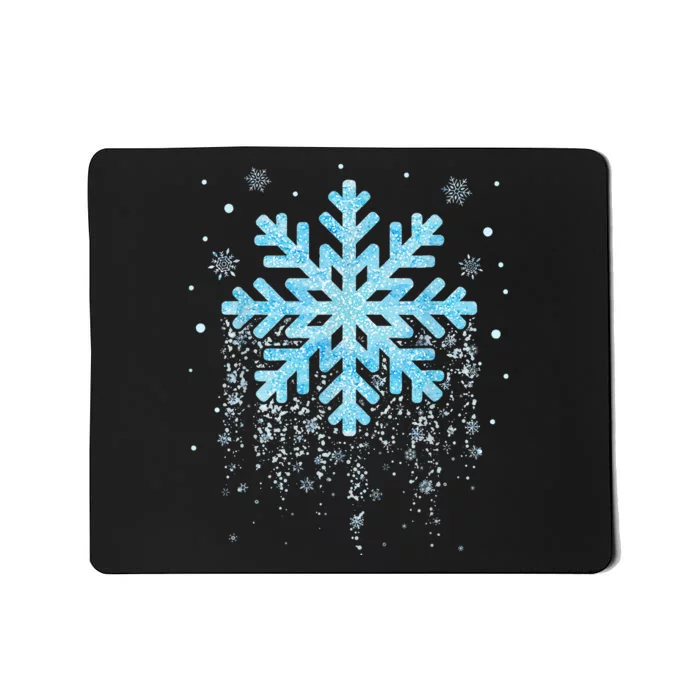 Snowflake Costume Winter Christmas Matching Mousepad