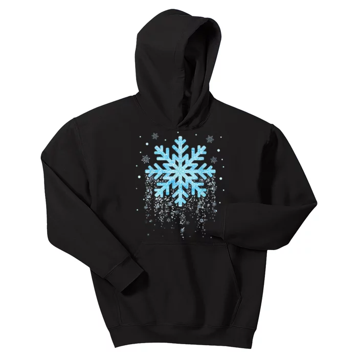 Snowflake Costume Winter Christmas Matching Kids Hoodie