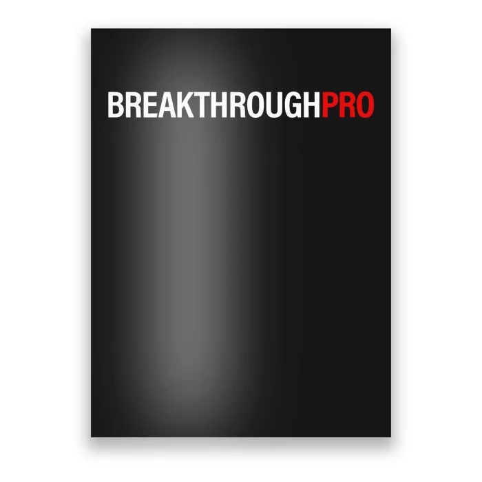 Sean Casey Wearing Breakthrough Pro Poster