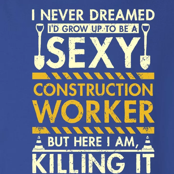 Sexy Construction Worker Gift Toddler Long Sleeve Shirt