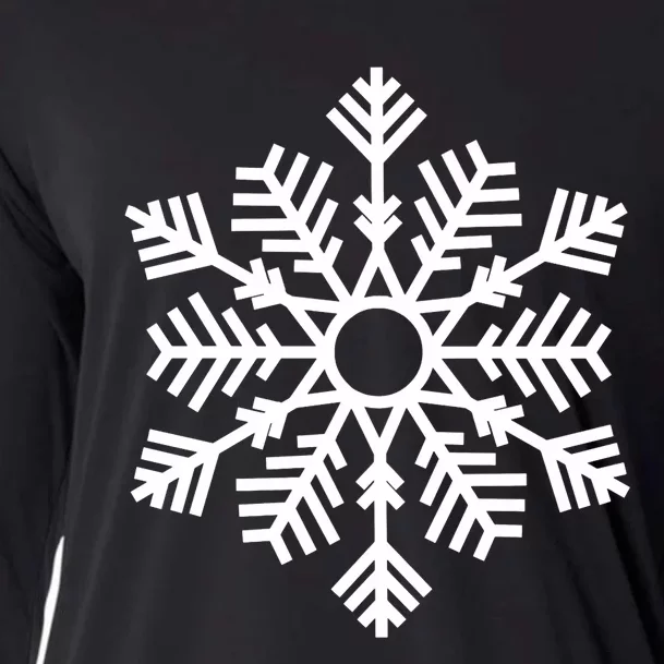 Snowflake Christmas Women Xmas Winter Snow Star Long Sleeve Cooling Performance Long Sleeve Crew