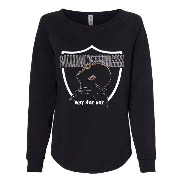 Squad Call Why Not Us Womens California Wash Sweatshirt