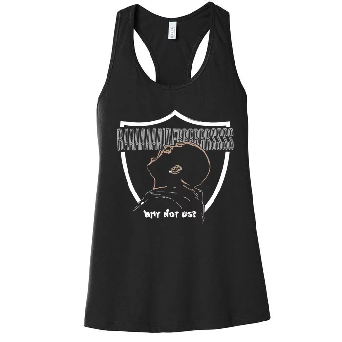 Squad Call Why Not Us Women's Racerback Tank