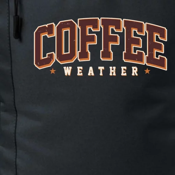 Sporty Coffee Weather Coffee Lover Fall Autumn Fan Daily Commute Backpack