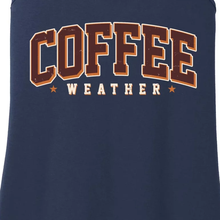 Sporty Coffee Weather Coffee Lover Fall Autumn Fan Ladies Essential Tank