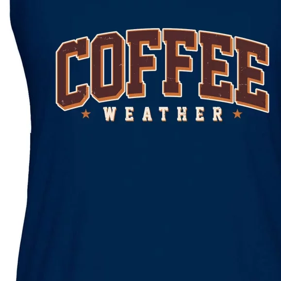 Sporty Coffee Weather Coffee Lover Fall Autumn Fan Ladies Essential Flowy Tank