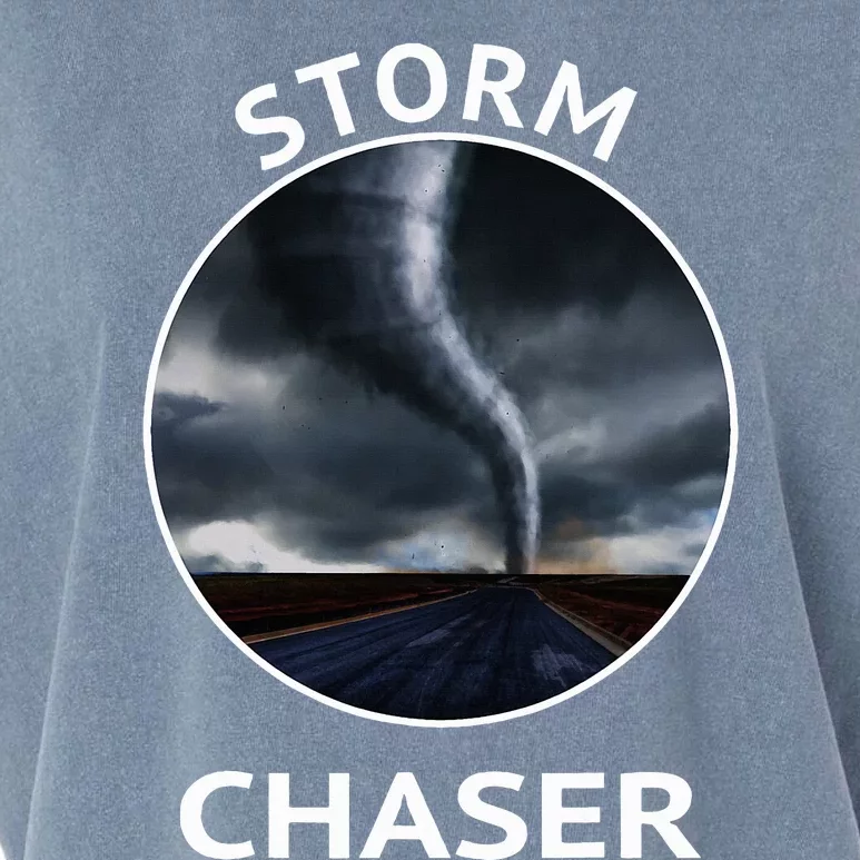 Storm Chaser Weather Tornado Hurricane Apparel Garment-Dyed Women's Muscle Tee