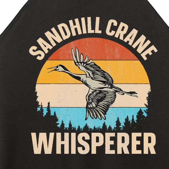 Sandhill Crane Whisperer Design For A Sandhill Crane Lover Women’s Perfect Tri Rocker Tank