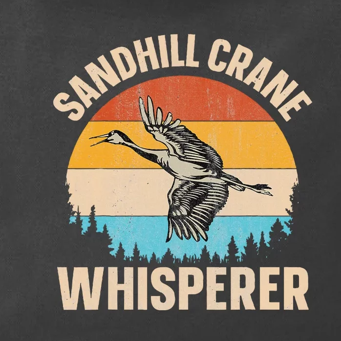 Sandhill Crane Whisperer Design For A Sandhill Crane Lover Zip Tote Bag