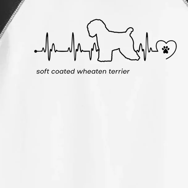 Soft Coated Wheaten Terrier Heartbeat Gift Toddler Fine Jersey T-Shirt