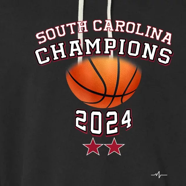 South Carolina Women Basketball Champion 2024 Garment-Dyed Fleece Hoodie