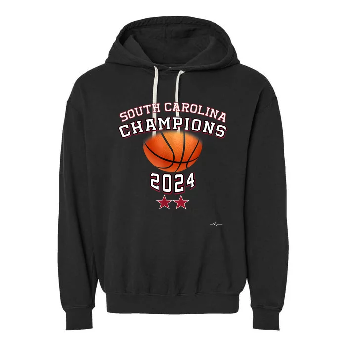 South Carolina Women Basketball Champion 2024 Garment-Dyed Fleece Hoodie