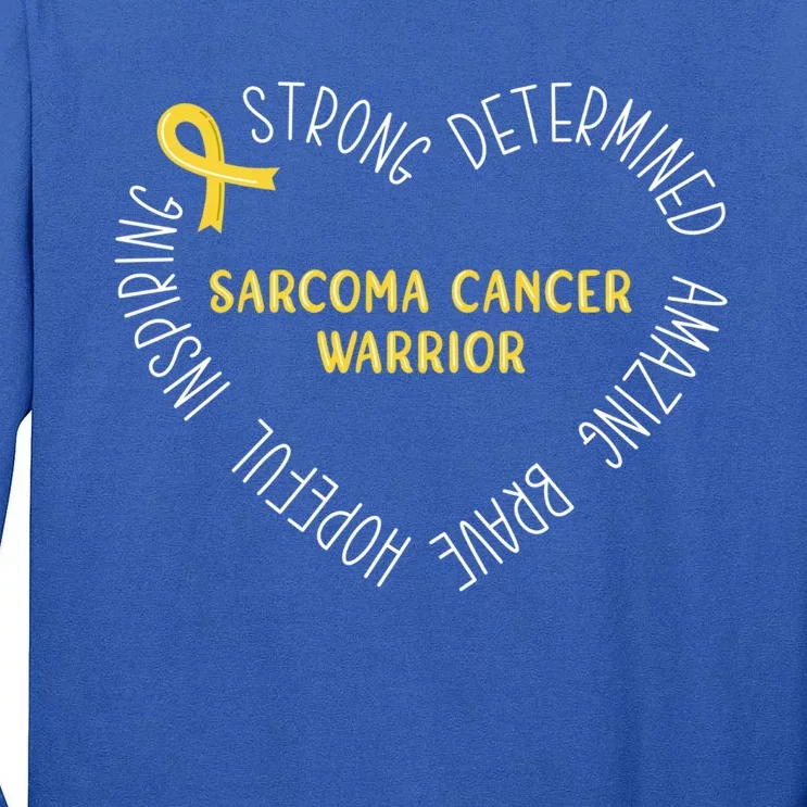 Sarcoma Cancer Warrior Great Gift Tall Long Sleeve T-Shirt