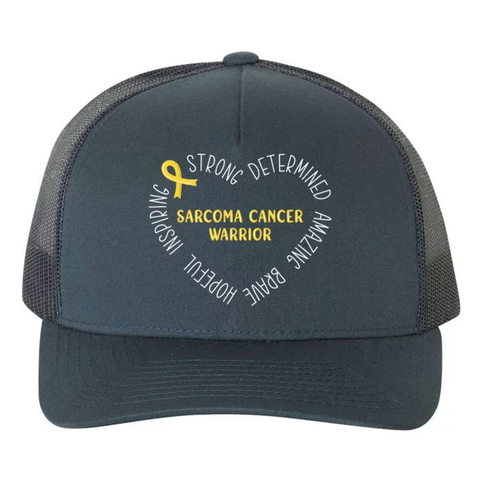 Sarcoma Cancer Warrior Great Gift Yupoong Adult 5-Panel Trucker Hat