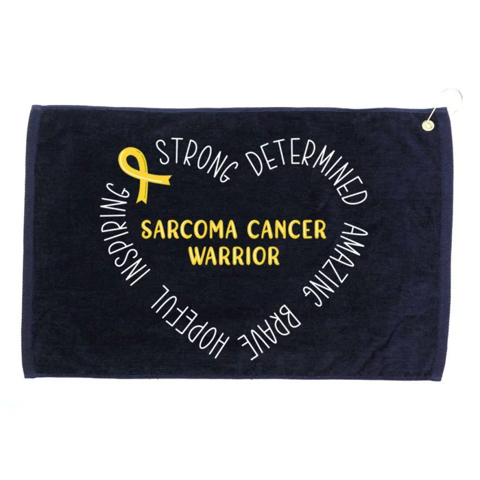 Sarcoma Cancer Warrior Great Gift Grommeted Golf Towel