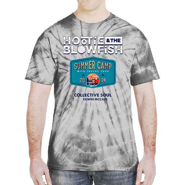 Summer Camp With Trucks Tie-Dye T-Shirt