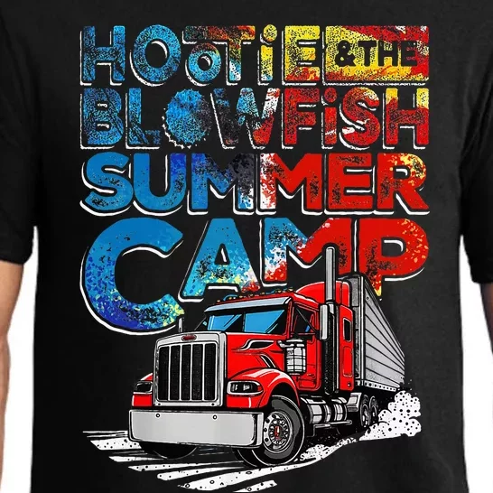 Summer Camp With Trucks Pajama Set