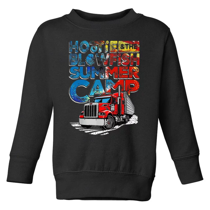 Summer Camp With Trucks Toddler Sweatshirt