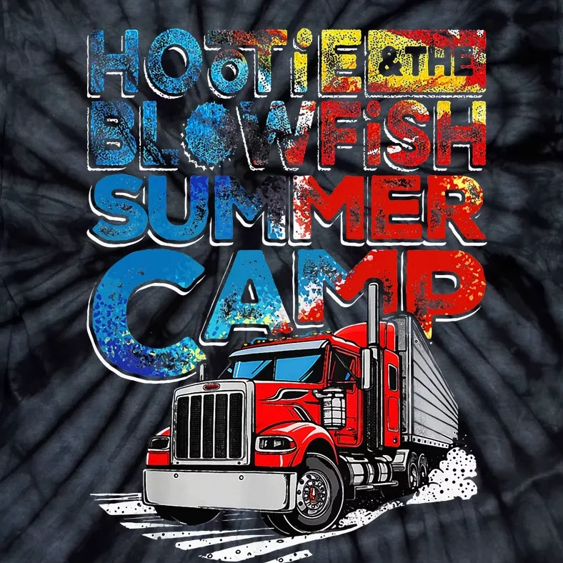 Summer Camp With Trucks Tie-Dye T-Shirt