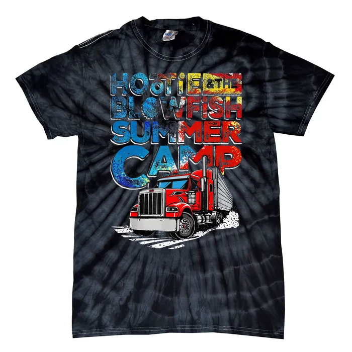 Summer Camp With Trucks Tie-Dye T-Shirt