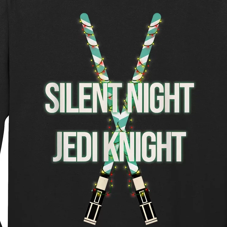 Star Christmas Wars Silent Night Holiday Season Lover Lightsabers Long Sleeve Shirt