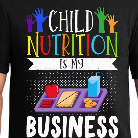 School Cafeteria Worker Lunch Lady Food Tray Child Nutrition Pajama Set