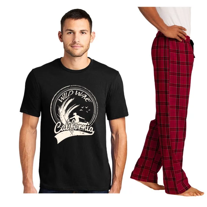 Surfing California Wild Wave Surf Gift Pajama Set