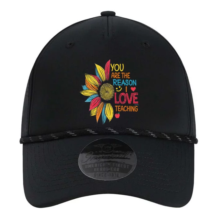 Sunflower Colorful You Are The Reason I Love Teaching Performance The Dyno Cap