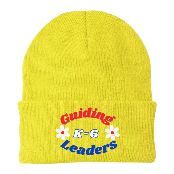 School Counselor Young Leaders Daisies Knit Cap Winter Beanie