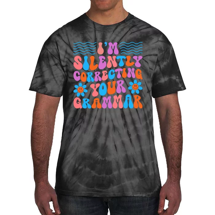 Silently Correcting Your Grammar Summer Vibes Tie-Dye T-Shirt