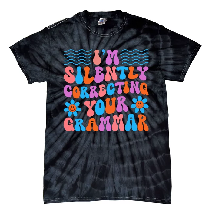 Silently Correcting Your Grammar Summer Vibes Tie-Dye T-Shirt