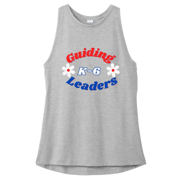 School Counselor Young Leaders Daisies Ladies Tri-Blend Wicking Tank