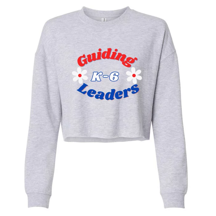 School Counselor Young Leaders Daisies Cropped Pullover Crew