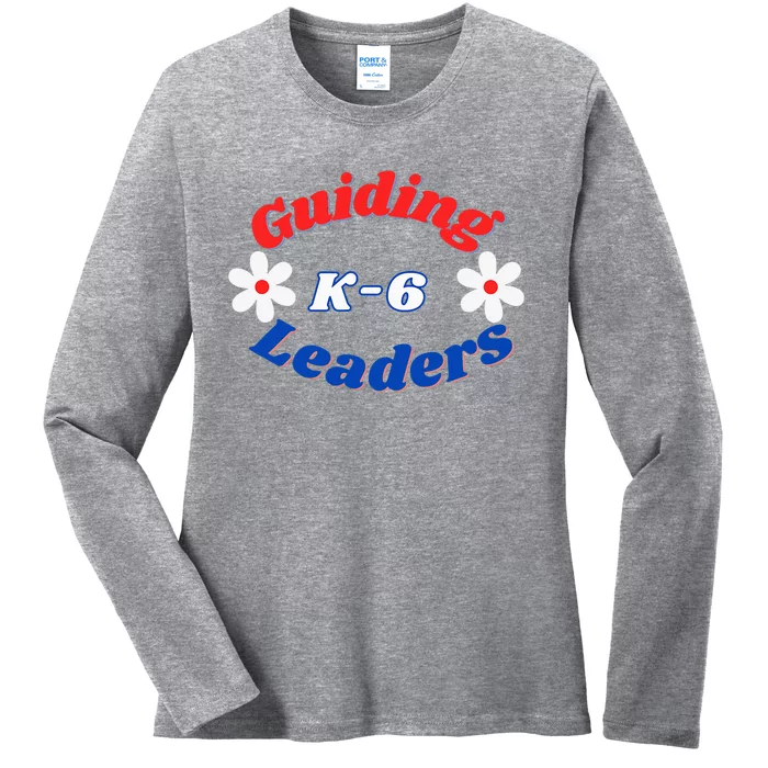 School Counselor Young Leaders Daisies Ladies Long Sleeve Shirt